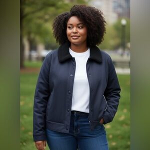 2X Shape Activewear Brand - Behind the Seams Stealth Moto Jacket NWT